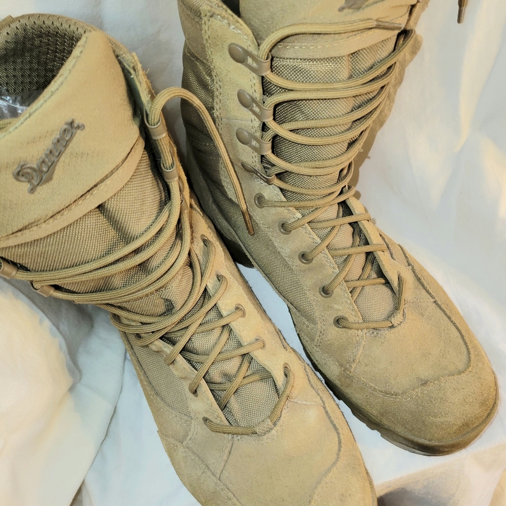 Danner Tanicus 8” Coyote Hot 55316 Dry Waterproof Tactical Combat Boots 10.5